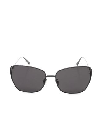 Dior 2010s zonnebril met vierkant montuur - Zwart