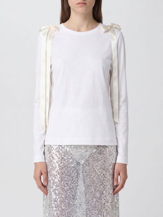 Simone Rocha T-shirts in lyocell con fiocco