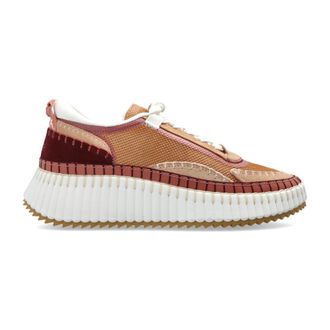 Chlo&eacute; Sneakers, female, Pink, Size: 10 US Nama Platform Sneakers