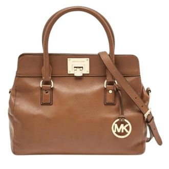 Michael Kors Pre-owned Leren Handtas - Dames - Pre-owned - Bruin - Maat: ONE Size Leer