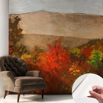 Tulup Carta Da Parati Adesiva - Fotomurale - Facile Da Applicare - Per La Soggiorno - Camera Da Letto - Panorama Autunnale 250x250 Cm