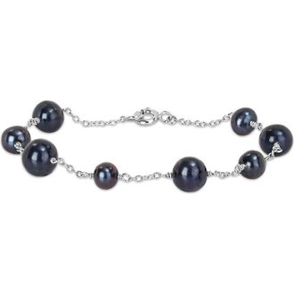 Delmar Black Pearl Station Bracelet at Nordstrom Rack