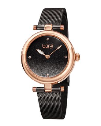 Bürgi Burgi Womens Stainless Steel Mesh Watch