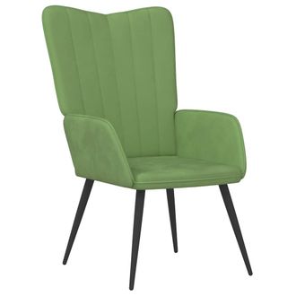 vidaXL Sill&oacute;n De Relax De Terciopelo Verde Claro Vidaxl