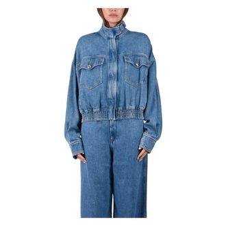 Sportmax Spdbussola Bomberjack - Dames - Jassen - Blauw - Maat: M Denim