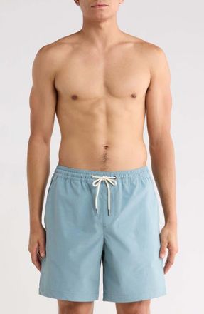 Nordstrom 7-Inch Volley Swim Shorts in Blue Spruce at Nordstrom, Size Xx-Large