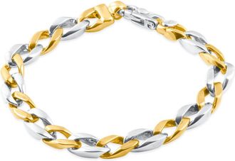 Pompeii3 Mens Cuban Link 14k Gold (45gram) or Platinum (72gram) 8mm Bracelet 8.25