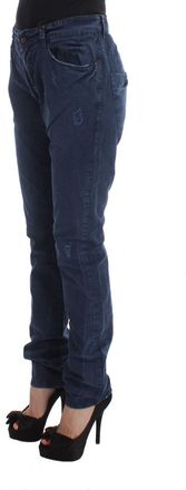 Costume National Womens Blue Cotton Blend Denim Jeans Clothing