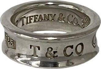 Tiffany & Co. Silver Silver 925 Band Ring (Pre-Owned)