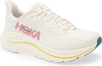 Hoka One One Clifton 10 Running Shoe in Birch /Alabaster at Nordstrom, Size 10.5
