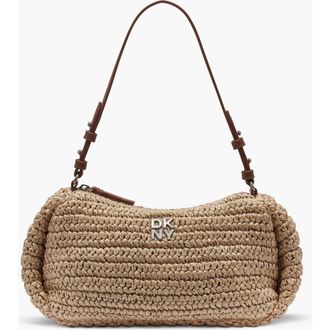 DKNY Remy Top-Zip Shoulder Bag in Black/natural at Nordstrom