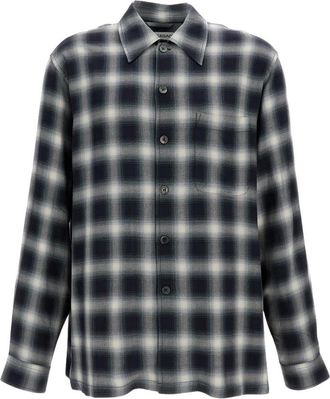 Our Legacy Vloeibare stof blouse met lange mouwen - Heren - Casual Overhemden - Veelkleurig - L - Overhemden