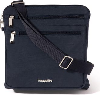 Baggallini Securtex Anti-Theft Large Crossbody Bag in French Navy at Nordstrom
