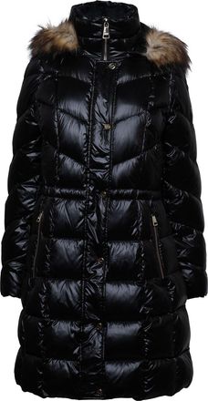 DKNY Damesjas van DKNY met ritssluiting aan de voorkant en getailleerde pasvorm, zwart