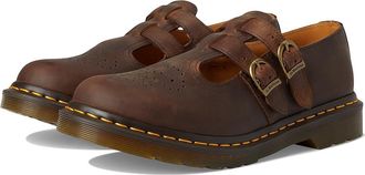 Dr. Martens 8065 Mary Jane Womens Maryjane Shoes Dark Brown : UK 9 (US Womens 11) M, Leather