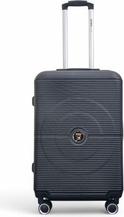 Infinity Leather Harde ABS-cabinekoffer 56 x 35 x 20 cm Bagage geschikt voor Easyjet, Ryanair