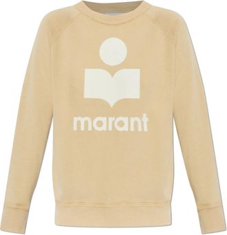 Isabel Marant Millyny Sweatshirt - Dames - Sweatshirts - Beige - 2XS - Katoen - Hoodies & sweatvesten