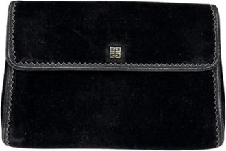 Givenchy Pre-owned Leather Clutch - Dames - Vintage Clutch - Zwart - ONE Size - Leer - Vintage
