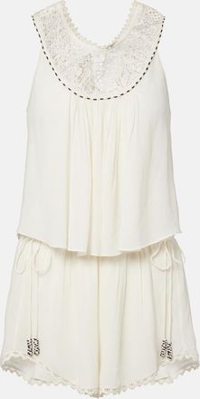 Isabel Marant Nilany beaded silk romper