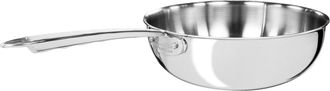 Pentole Agnelli Agnelli Padella Mantecare Aluinox 3ply Lucido Con 1 Manico D 24 Cm