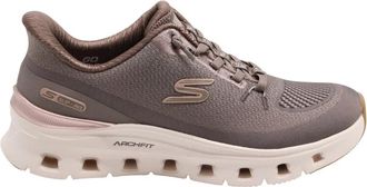 Skechers Passiebloem - Dames - Hardloopschoenen - Bruin - 40 EU - Fitness