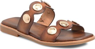 S&ouml;fft Ezra Slide Sandal in Antico Luggage at Nordstrom, Size 7.5