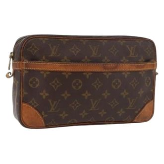 Louis Vuitton Pre-owned Clutches, female, Brown, Size: ONE SIZE Pre-owned Clutch Bag