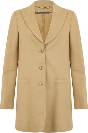 Alberta Ferretti Mujer, Chaquetas, Beige, Talla: S