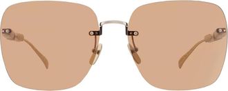 Gucci Brown Square Ladies Sunglasses GG1923SA 003 63