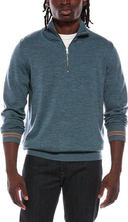 Burberry Knit Wool 1/4-Zip Pullover