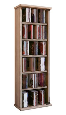 ebuy24 Madera Cd Dvd Soporte Estante Vetro Puerta De Vidrio 92x31x18 - Vcm