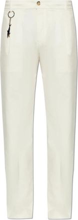 Paul & Shark Broek met taps toelopende pijpen - Heren - Slim Fit Broeken - Beige - XL - Katoen - Broeken