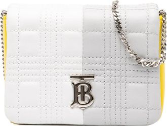 Burberry Pre-owned Burberry Mini Micro Quilted Lambskin Colorblock Lola Crossbody Ladies U1X6YOGD48IQELSX