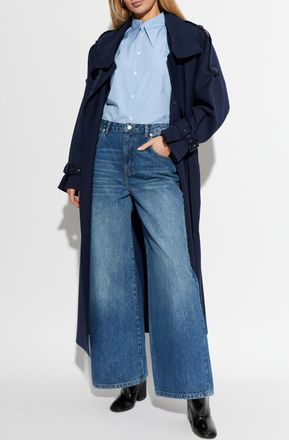 Ami Cotton Shirt, Womens, Blue