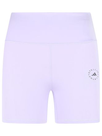 adidas Adidas By Stella Mccartney Tst Lilac Polyester Blend Shorts
