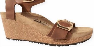 Birkenstock Womens Papillo Soley Ring Buckle Sandal In Cognac
