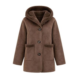 Marella Giacca Emmottone - - Jackets - Donna - Marrone - XS