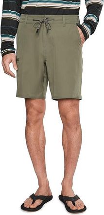 Salty Crew Transom Tech Shorts Mens Shorts Dusty Olive : 34, Elastane/Polyester