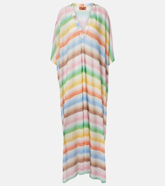Missoni Zigzag knitted beach cover-up