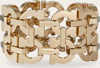 Ferragamo Women Gancini bracelet - size S/M Gold