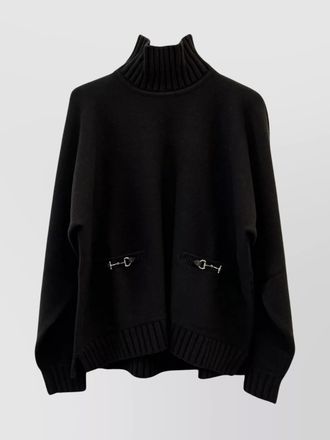 Gucci cashmere wool turtleneck long sleeve jumper