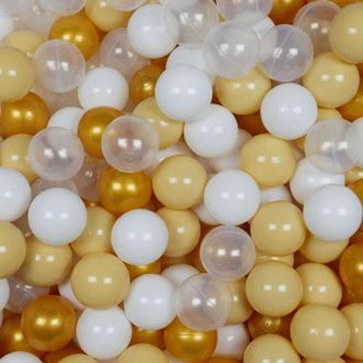 OEM Pelotas De Juguete &Oslash;7cm 500uds Blancas, Transparentes, Doradas, Beige