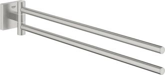 GROHE Las Ventajas De La Barra De Toalla De Inicio De Grohe Start Cube Supersteel Grohe F&aacute;cil De Montar Producto Resistente Y S&oacute;lido Fijaciones Ocultas Groh