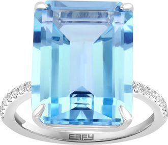 Effy Sterling Silver Sky Blue Topaz Ring at Nordstrom Rack, Size 7