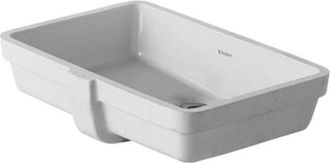 Duravit Lavabo Empotrado Duravit Vero 48cm Blanco Con Rebosadero, Sin