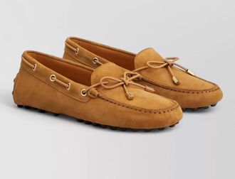 Tod's suede leather loafers