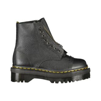 Dr. Martens Sinclair Leather Platform Stivali - - Shoes - Donna - Nero - 37 EU