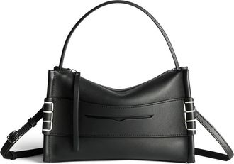 J.W.Anderson Small Loafer Leather Handbag in Black at Nordstrom