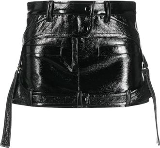 Courr&egrave;ges Short Skirts - Dames - Korte rokken - Zwart - M - Rokken