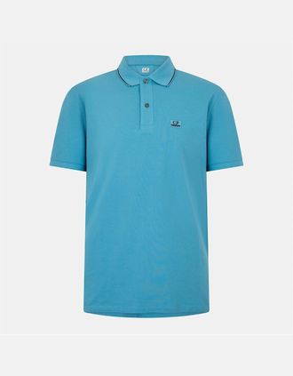 C.P. Company Mens Polo Shirt - Blue - Size: 38